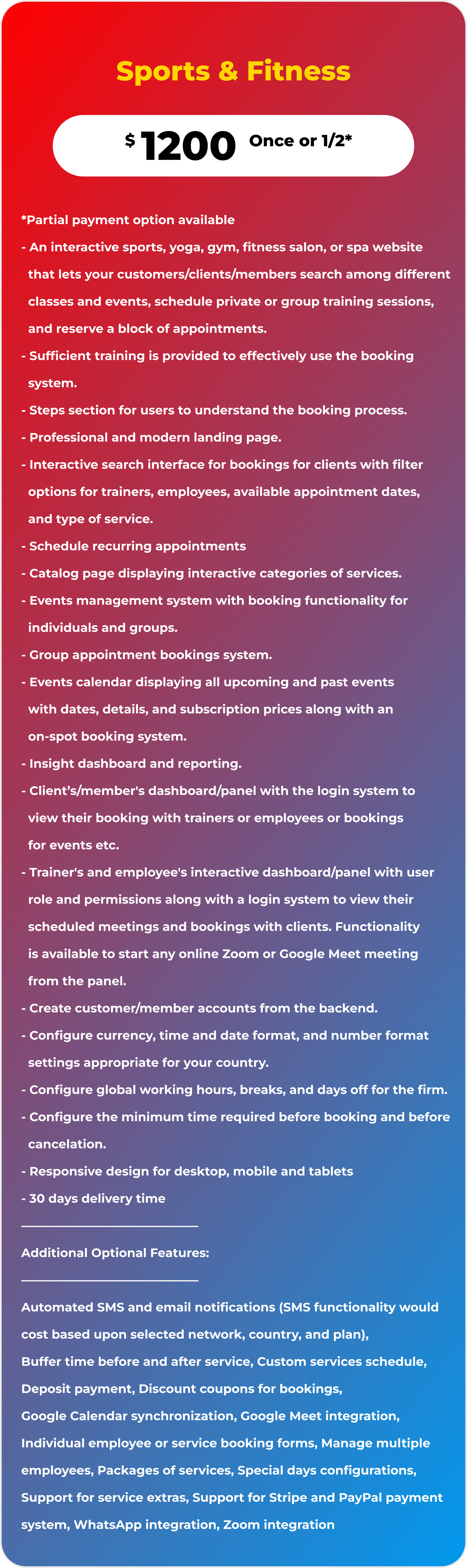 Sports Fitness Cyberways