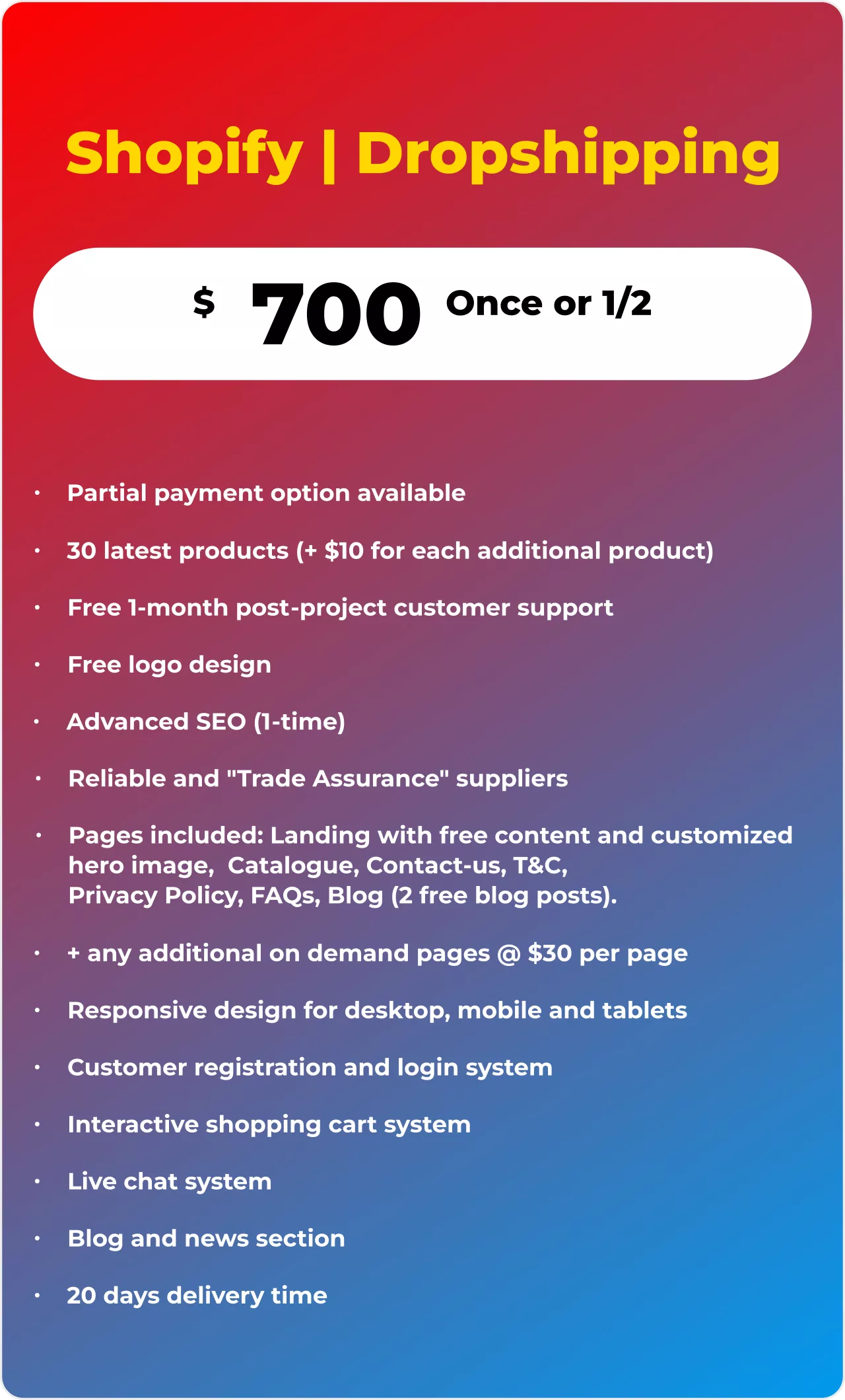 Shopify Dropshipping
